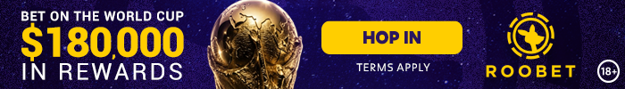 Roobet — Bet on the World Cup, $180,000 in rewards
